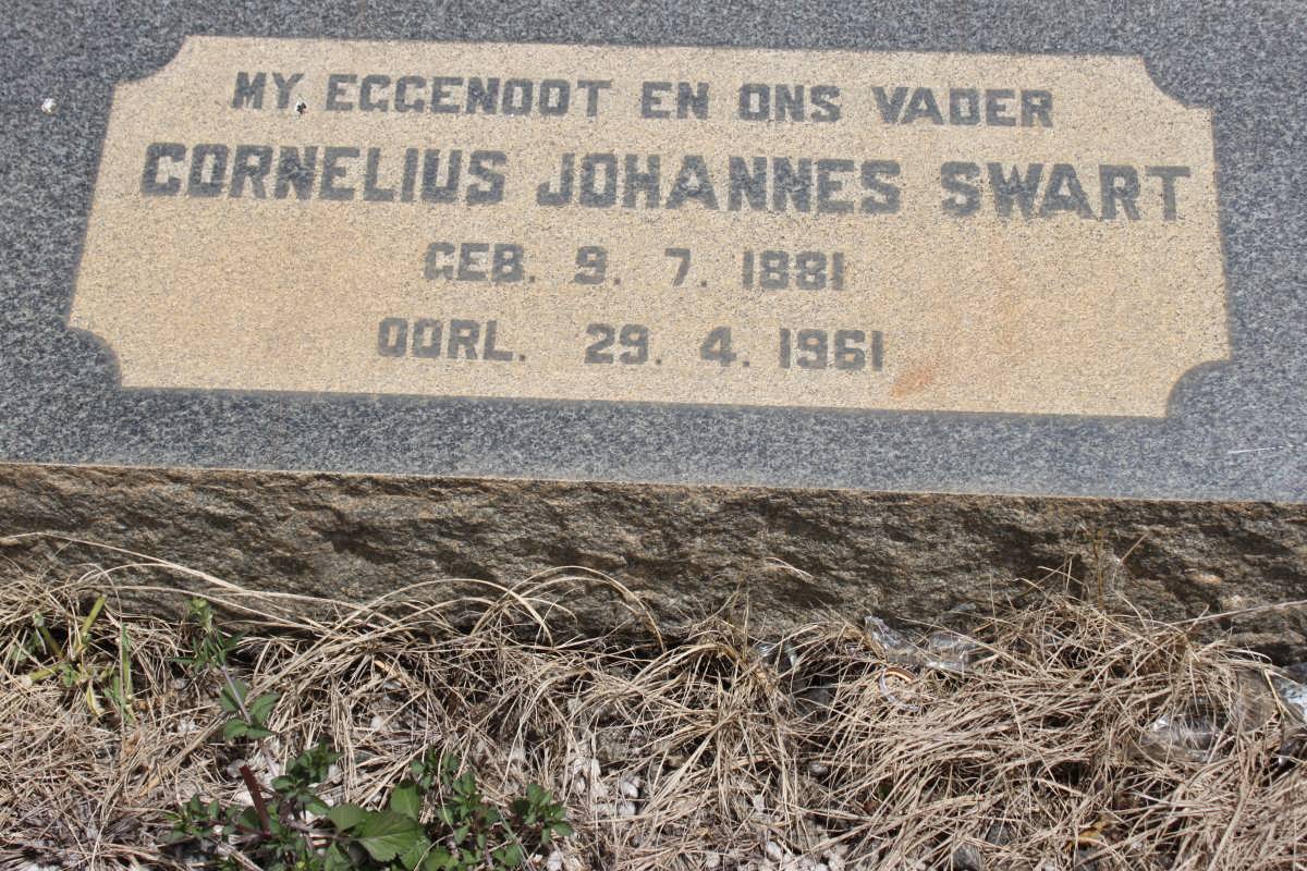 SWART Cornelius Johannes 1885-1970