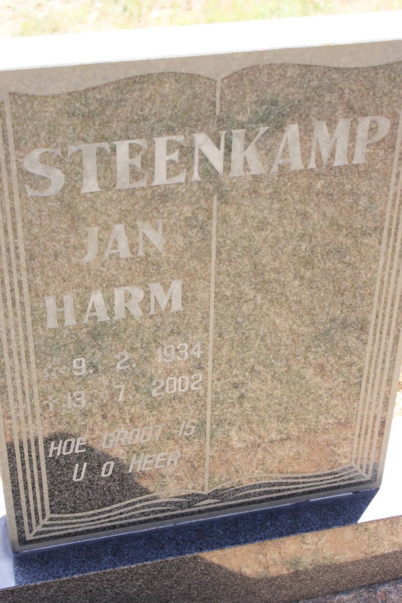 STEENKAMP Jan Harm 1934-2002