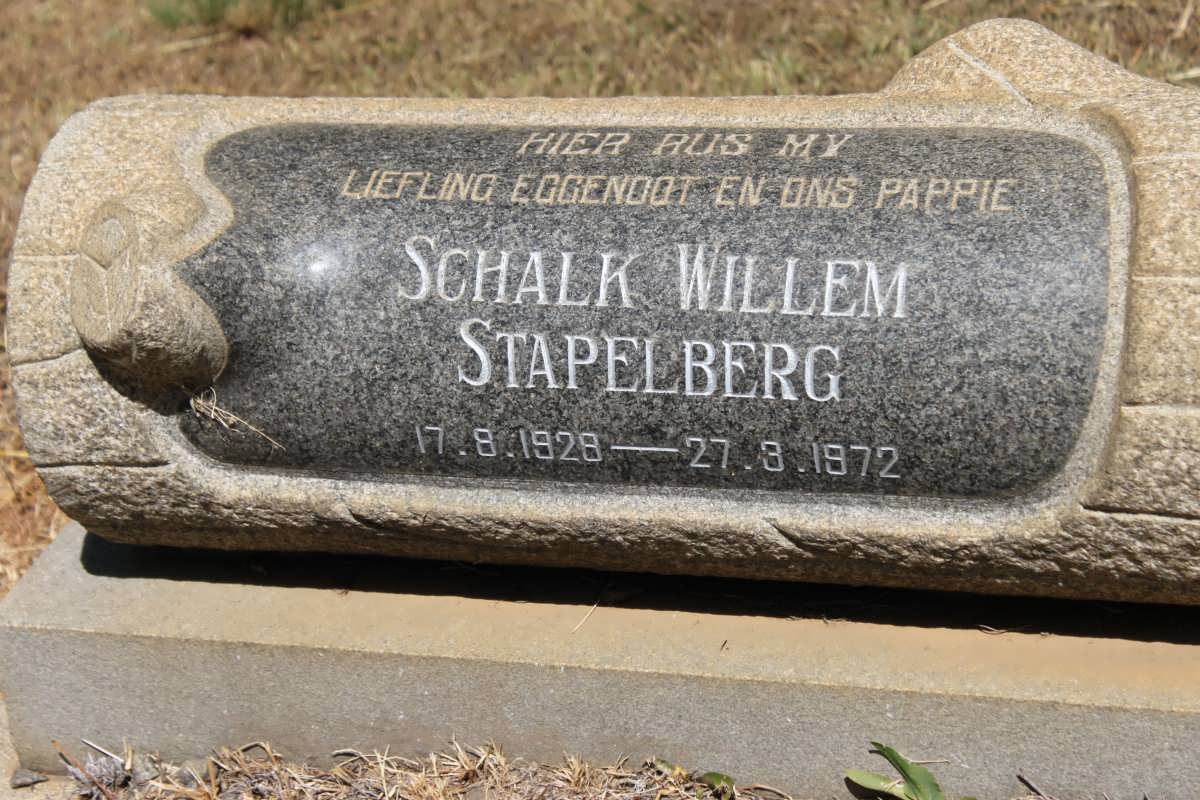 STAPELBERG Schalk Willem 1928-1972