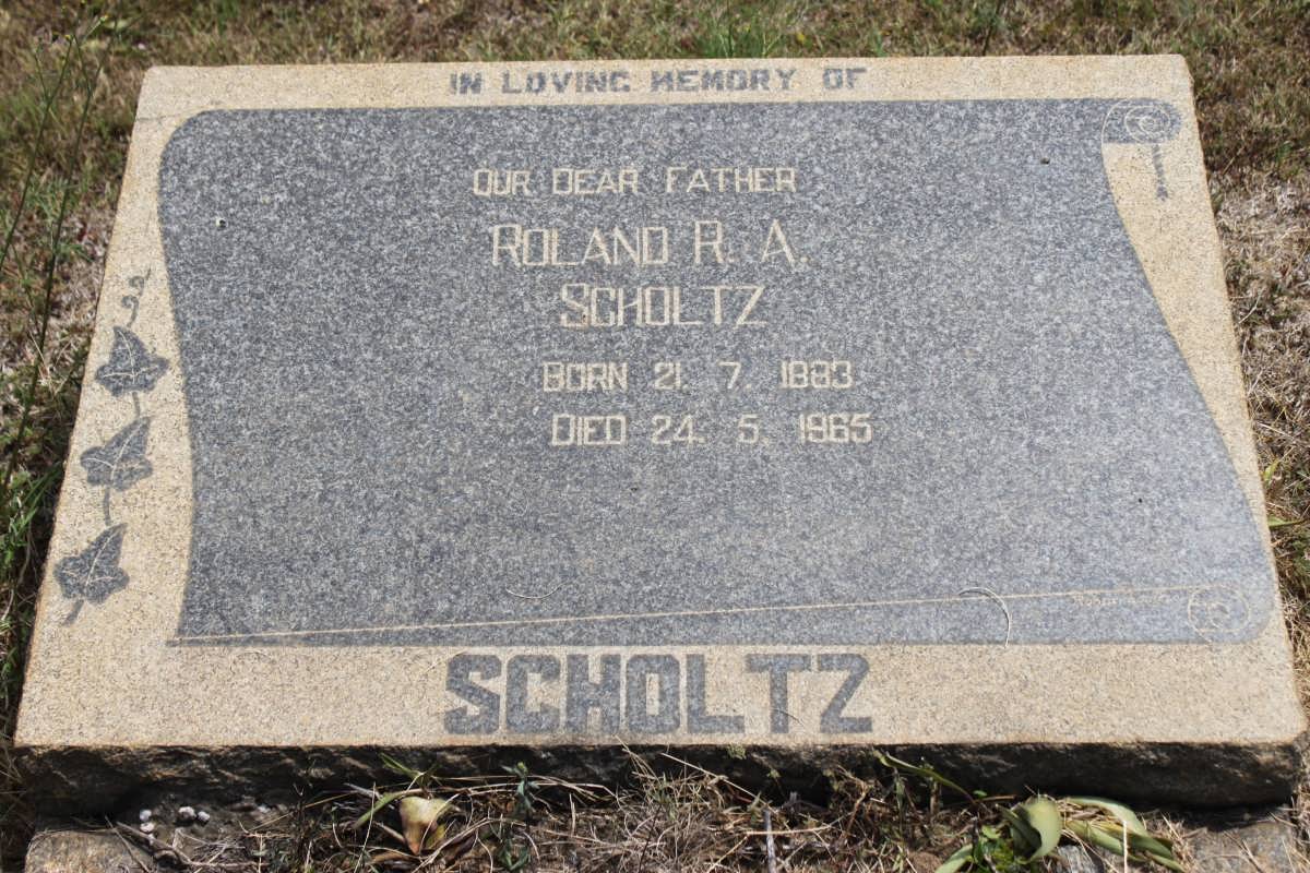SCHOLTZ Roland R.A. 1883-1965