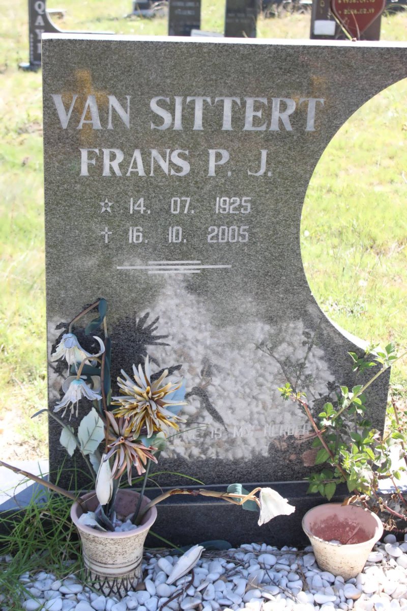SITTERT Frans P.J., van 1925-2005