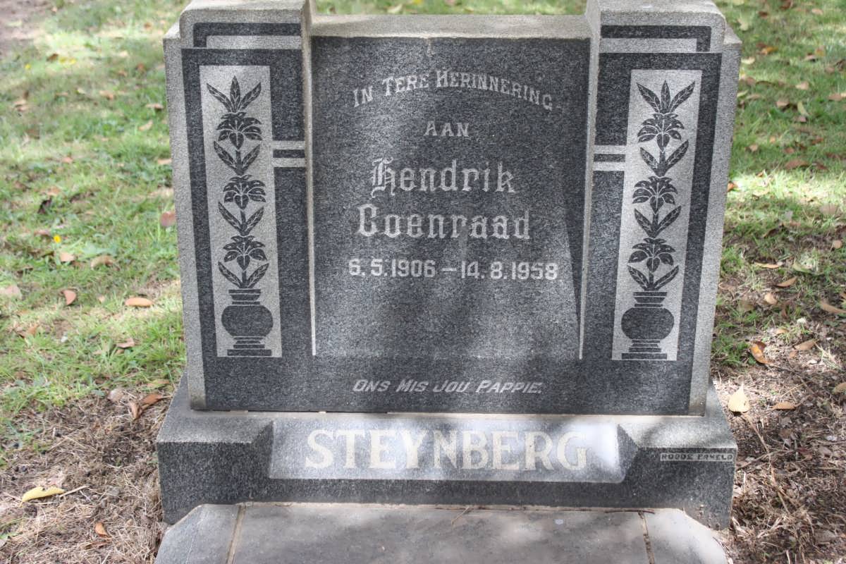 STEYNBERG Hendrik Coenraad 1906-1958