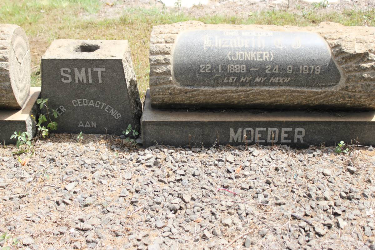 SMIT Elizabeth C. J. geb JONKER 1889-1978