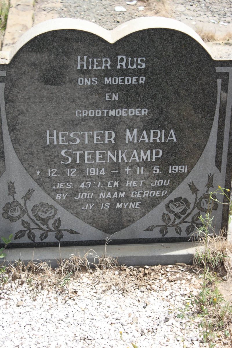 STEENKAMP Hester Maria 1914-1991
