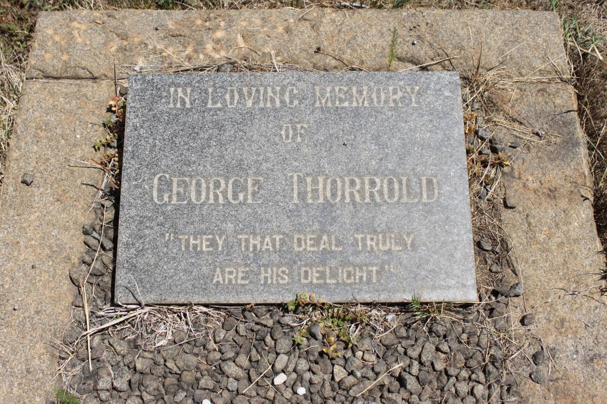 THORROLD George