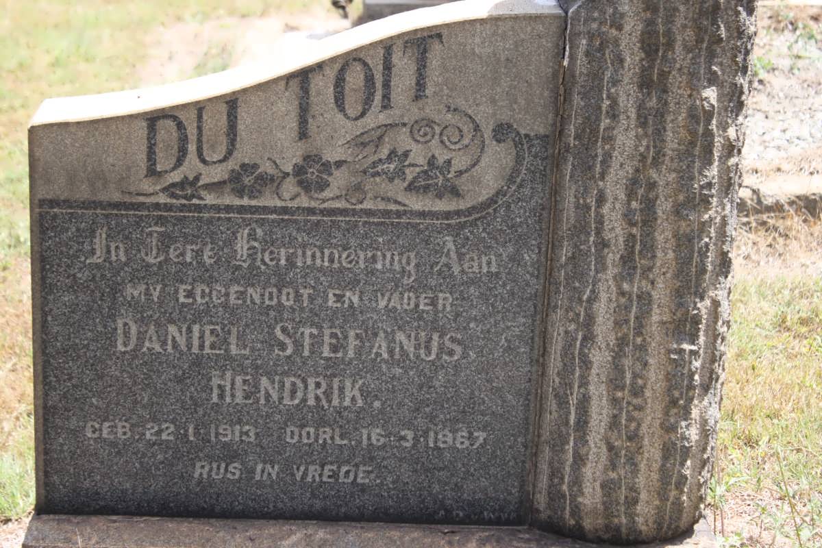 TOIT Daniel Stefanus Hendrik, du 1913-1967