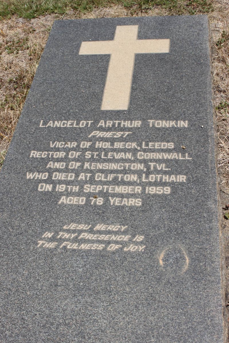 TONKIN Lancelot Arthur -1959