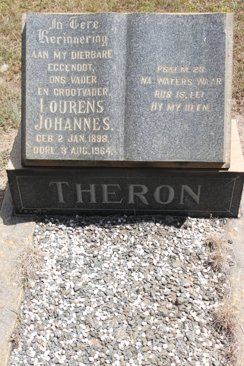 THERON Lourens Johannes 1898-1964