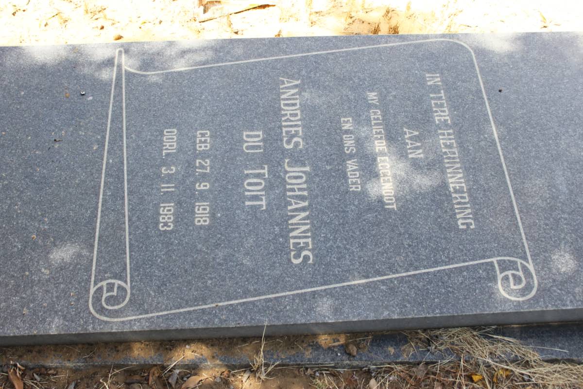 TOIT Andries Johannes, du 1918-1983