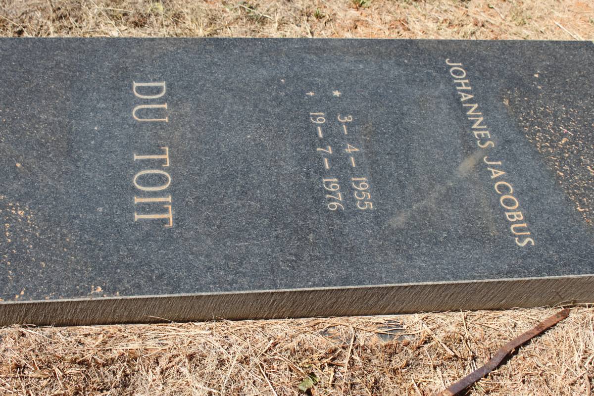 TOIT Johannes Jacobus, du 1955-1976