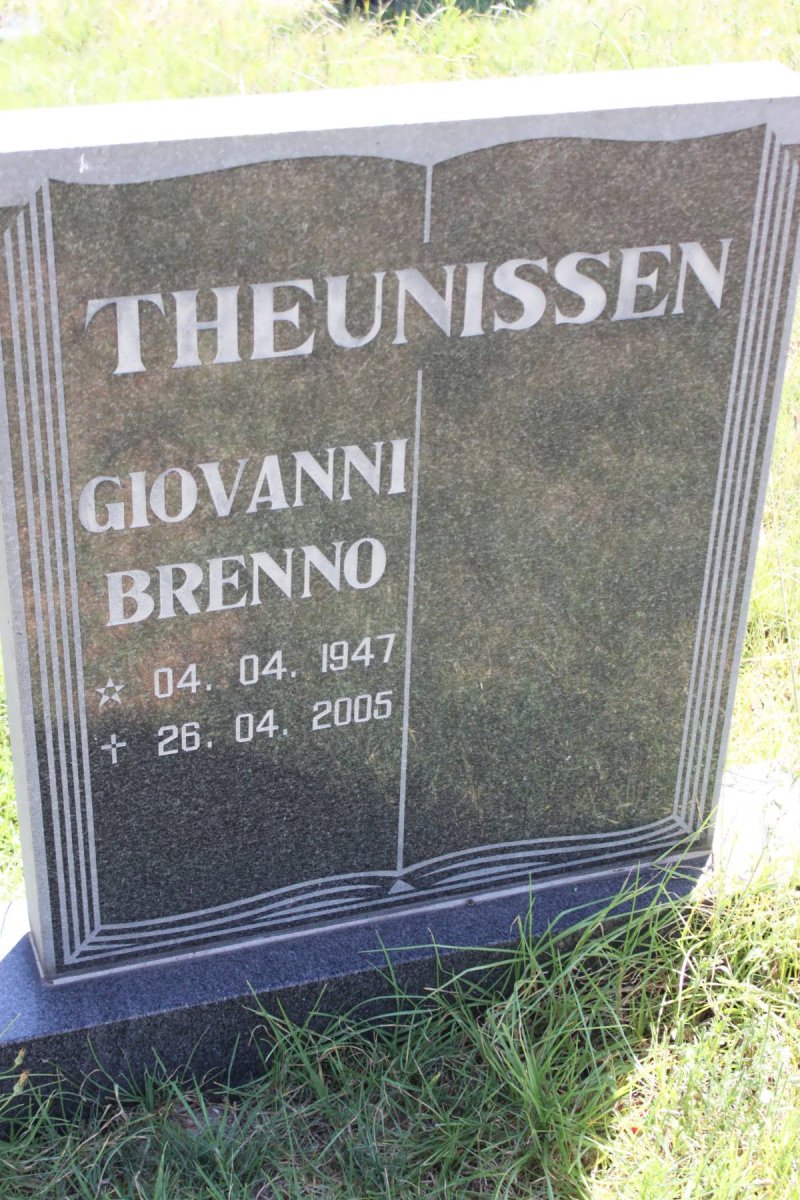 THEUNISSEN Giovanni Brenno 1947-2005