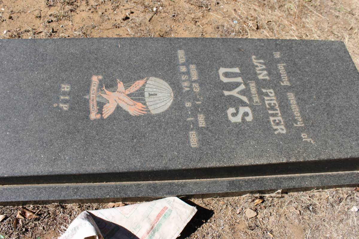 UYS Jan Pieter 1961-1988