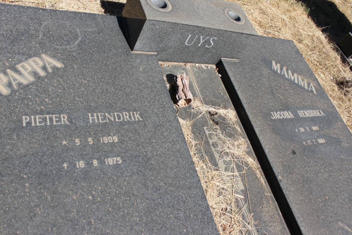 UYS Pieter Hendrik 1909-1975 &amp; Jacoba Hendrika 1905-1984