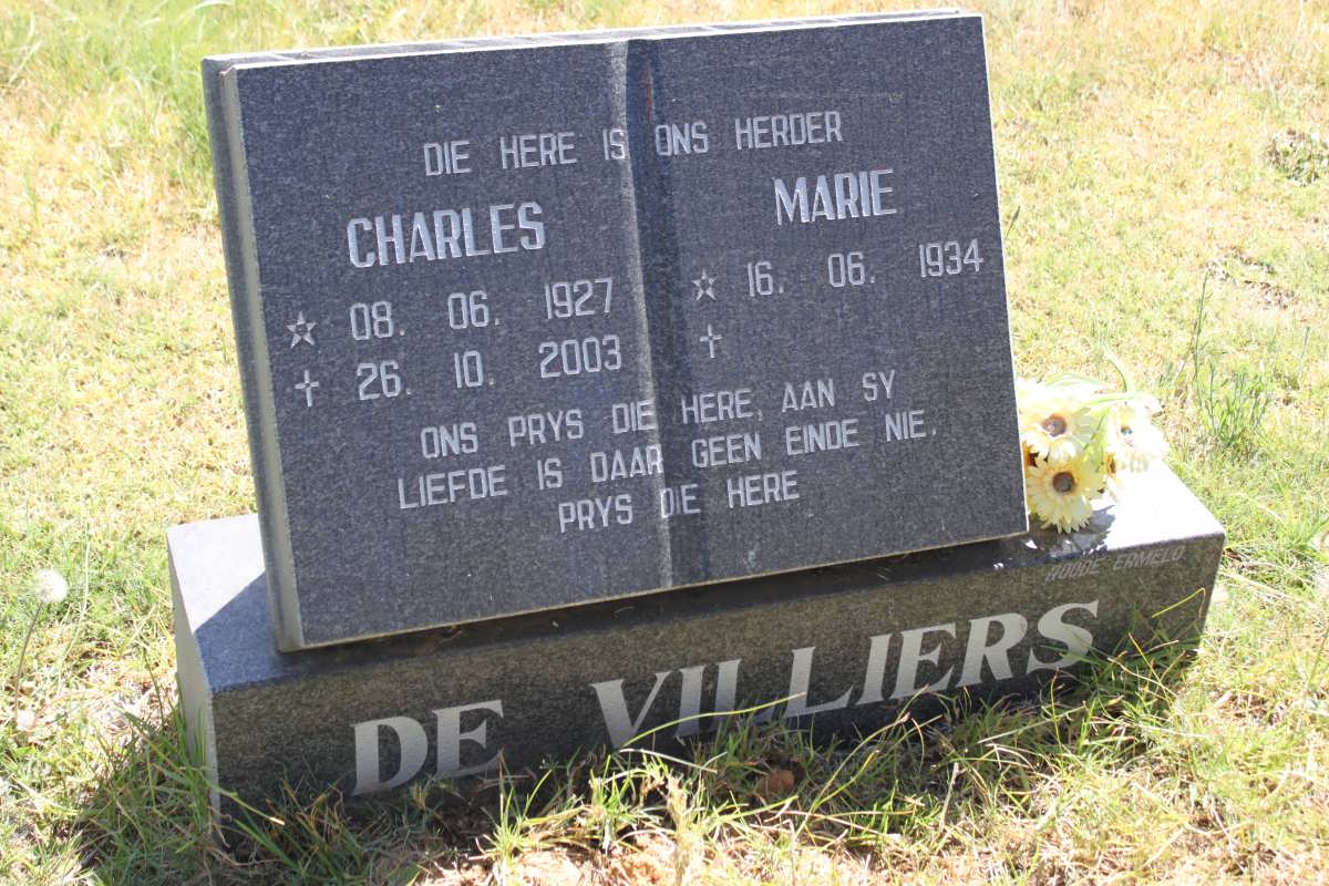 VILLIERS Charles, de 1927-2003 &amp; Marie 1934-