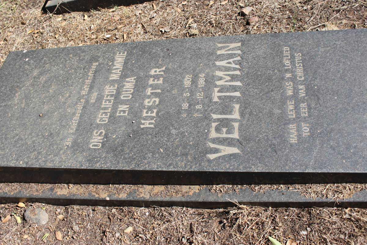 VELTMAN Hester 1902-1984
