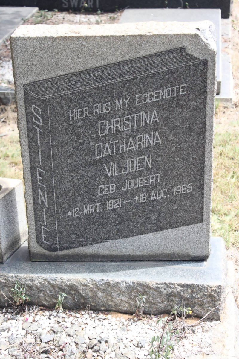 VILJOEN Christina Catharina geb JOUBERT 1921-1965
