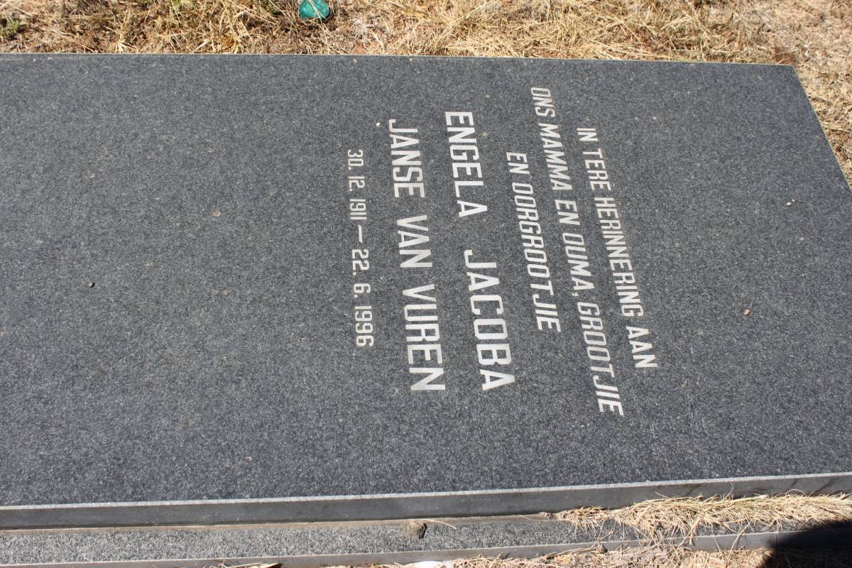 VUREN Engela Jacoba, Janse van 1911-1996