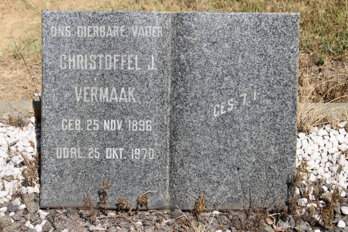 VERMAAK Christoffel J. 1896-1970