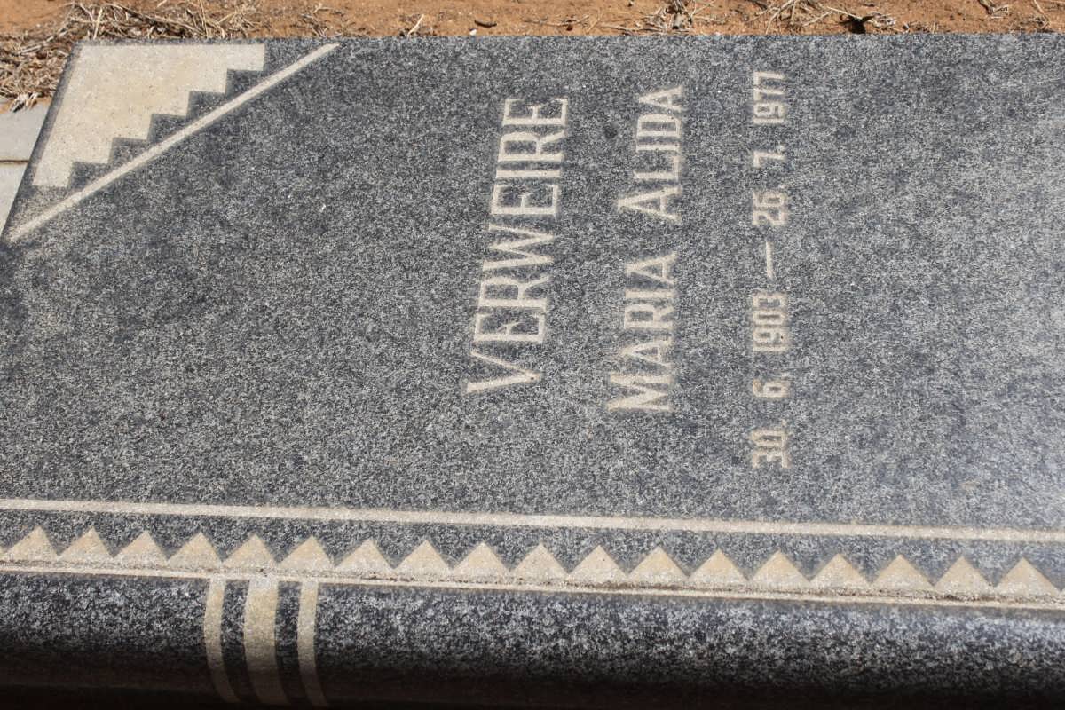 VERWEIRE Maria Alida 1903-1977