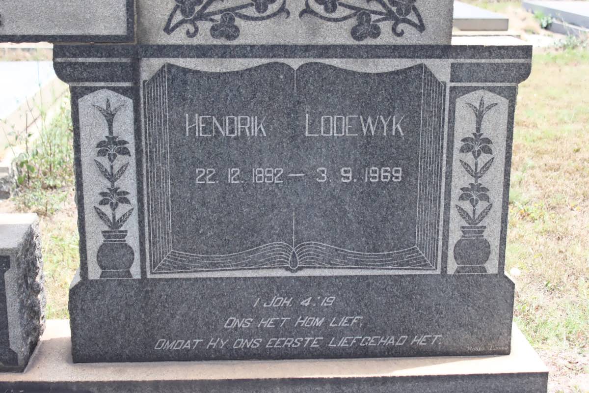 VILLIERS Hendrik Lodewyk, de 1892-1969