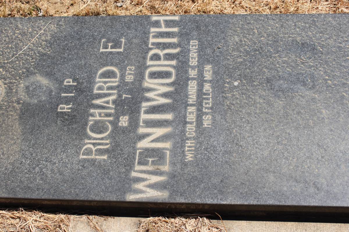 WENTWORTH Richard E. -1973