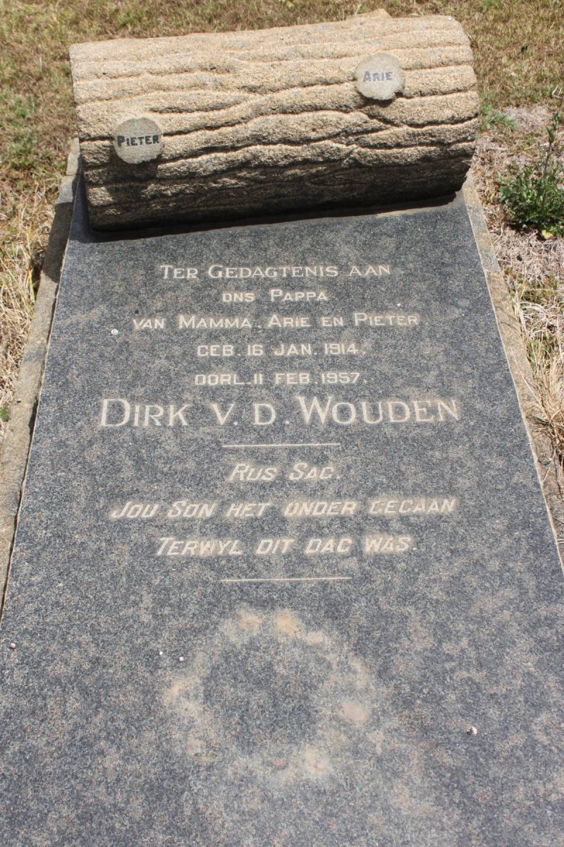 WOUDEN Dirk, v.d. 1914-1957