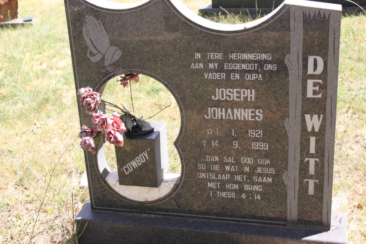 WITT Joseph Johannes, de 1921-1999