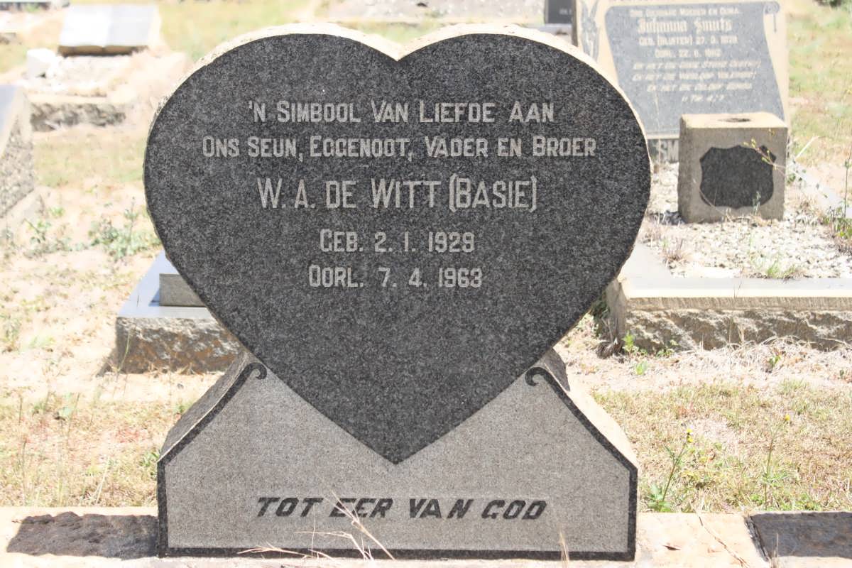 WITT W.A., de 1929-1963