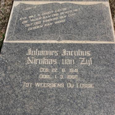 ZYL Johannes Jacobus Nicolaas, van 1941-1966