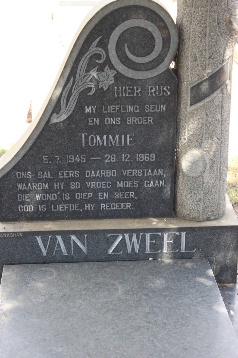 ZWEEL Tommie, van 1945-1968