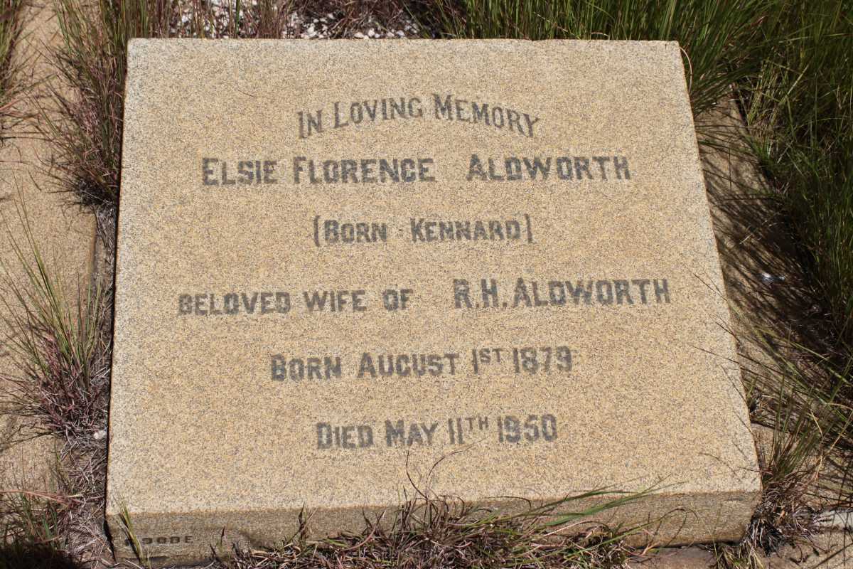ALDWORTH Elsie Florence nee KENNARD 1879-1950