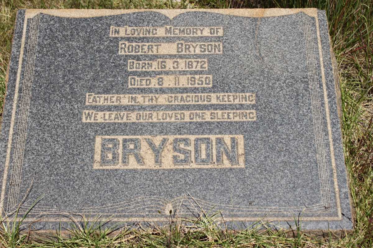 BRYSON Robert 1872-1950