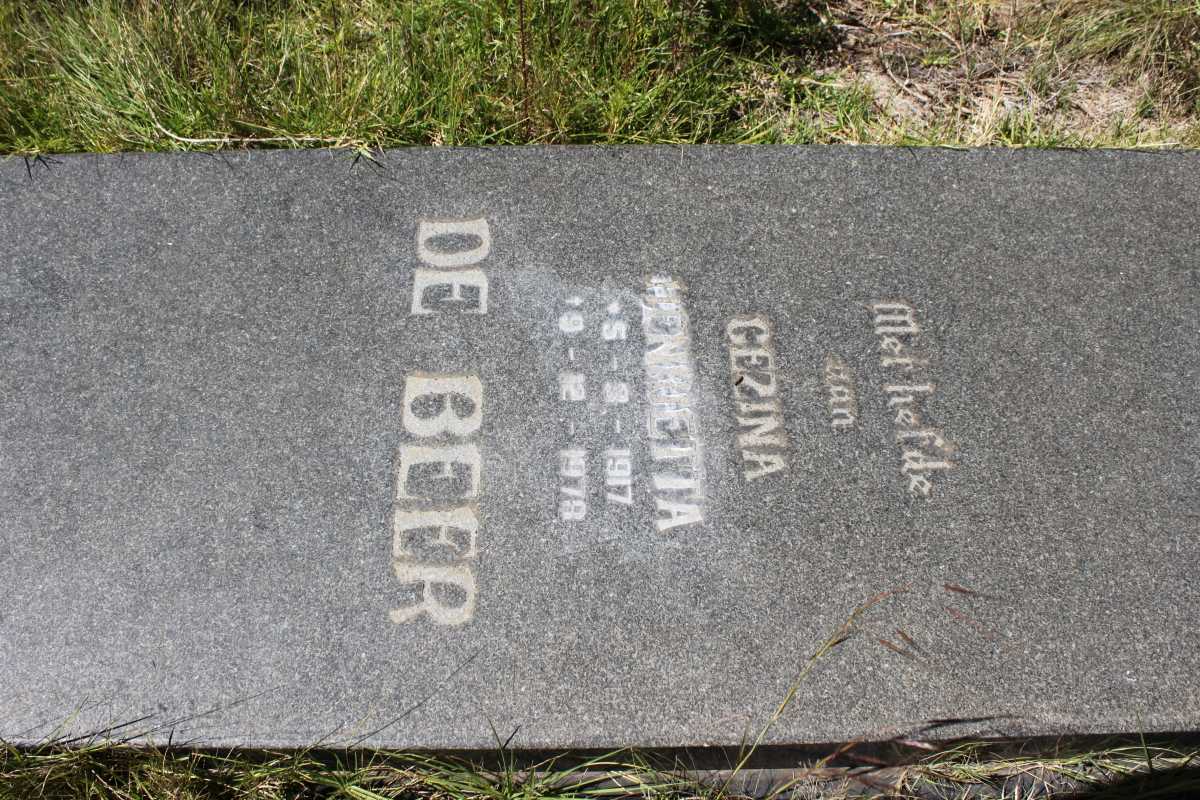 BEER Gezina Henrietta, de 1917-1978
