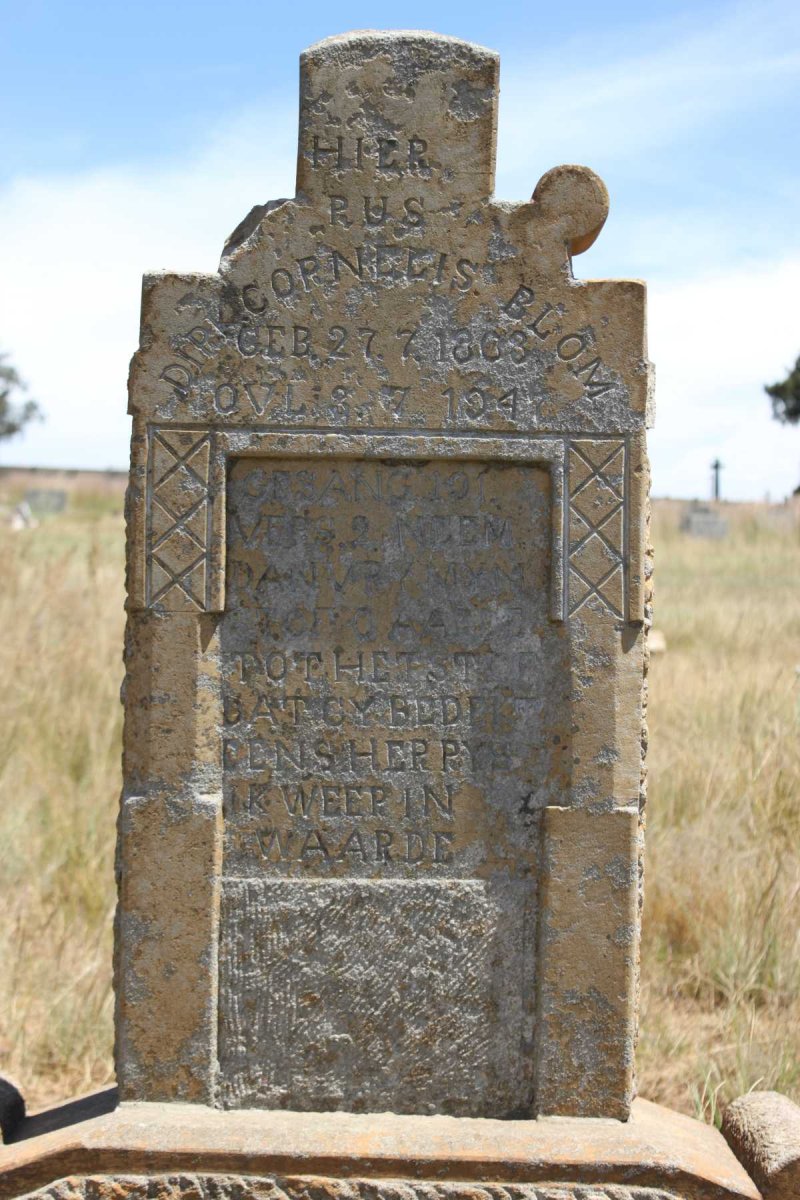 BLOM Dirk Cornelis 1863-194?