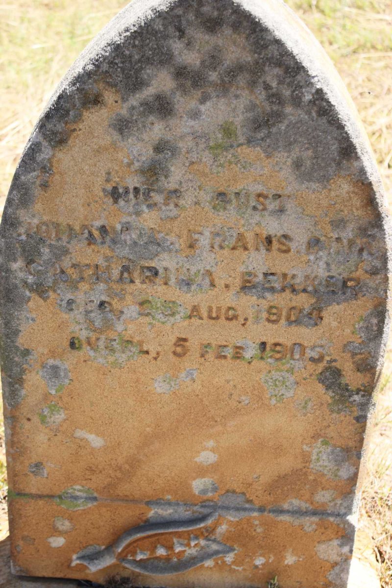 BEKKER Johanna Fransina Catharina 1904-1905