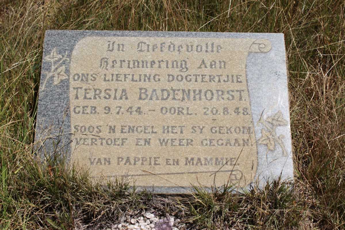 BADENHORST Tersia 1944-1948