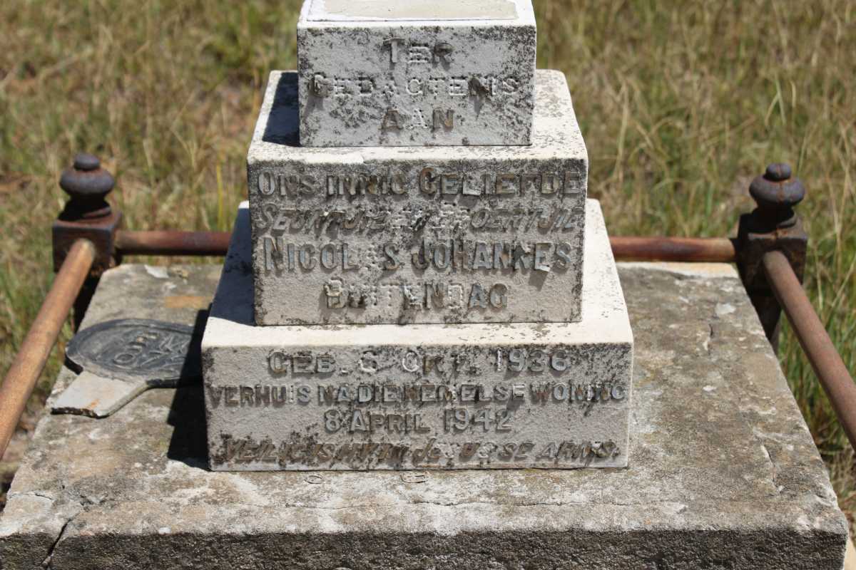 BUITENDAG Nicolas Johannes 1936-1942