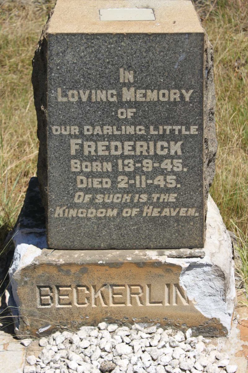 BECKERLING Frederick 1945-1945