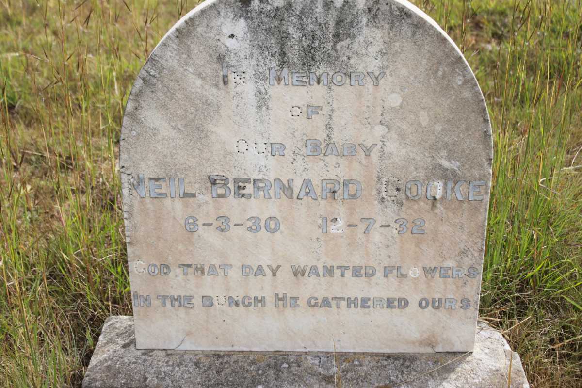 COOKE Neil Bernard 1930-1932