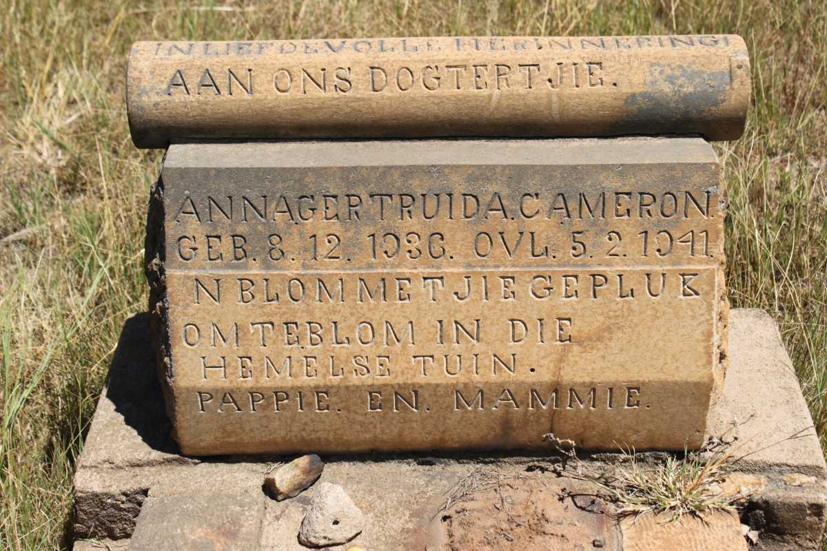 CAMERON Anna Gertruida 1936-1941