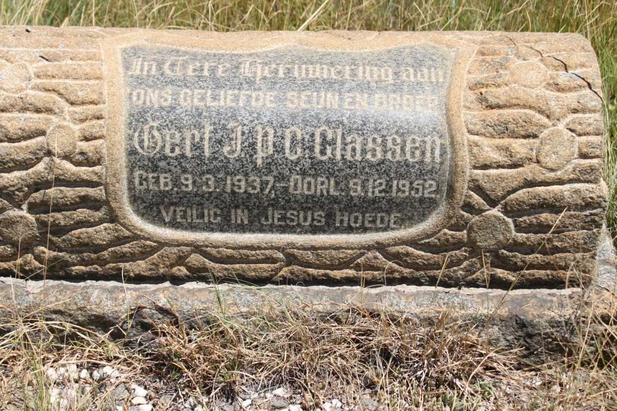 CLASSEN Gert J.P.C. 1937-1952