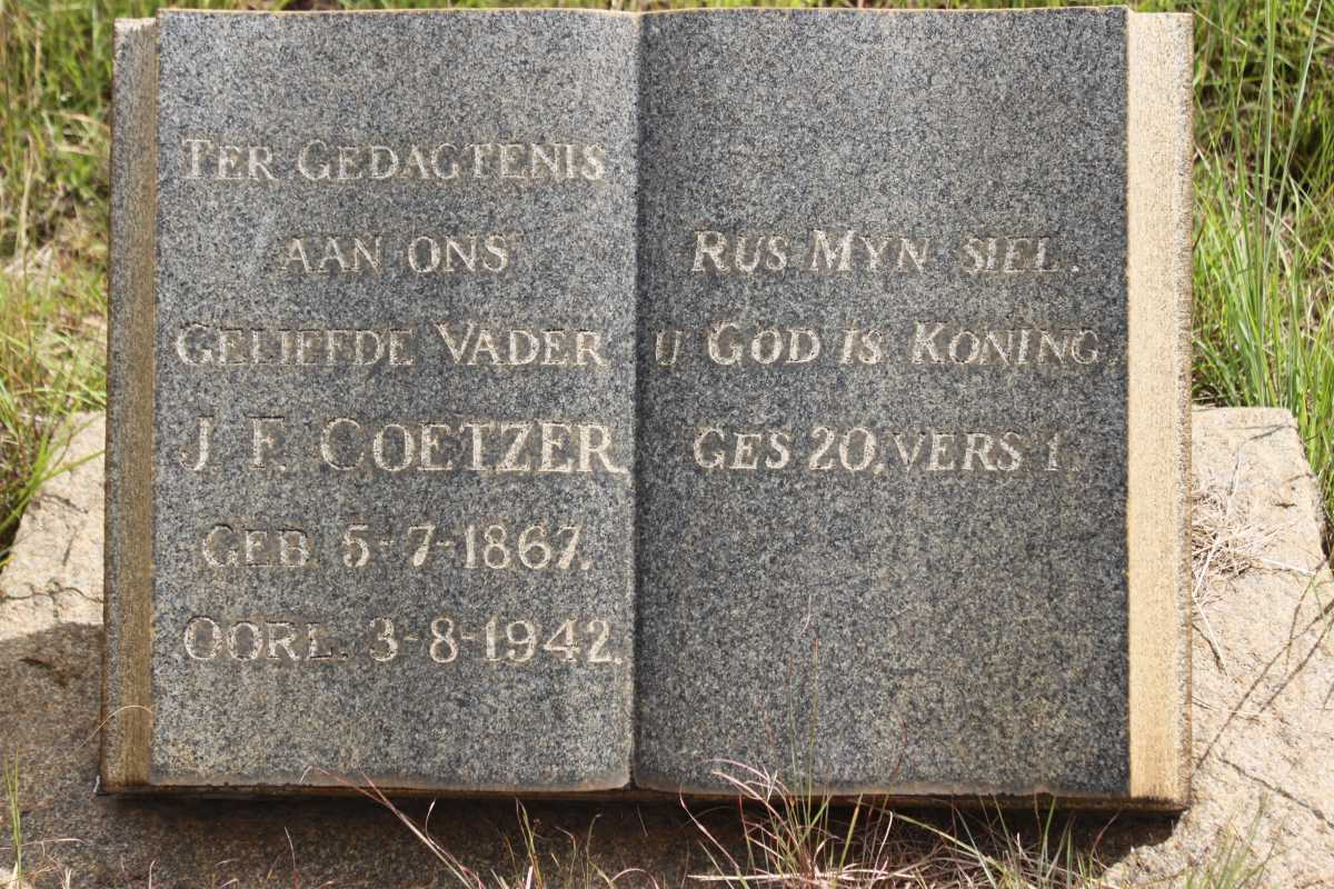 COETZER J.F. 1867-1942