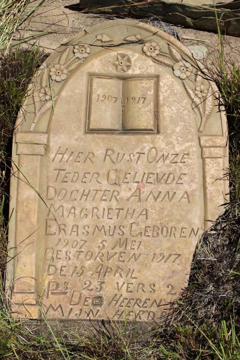 ERASMUS Anna Magrietha 1907-1917