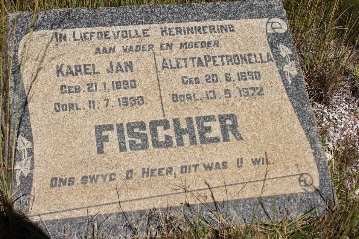 FISCHER Karel Jan 1890-1933 &amp; Aletta Petronella 1890-1972
