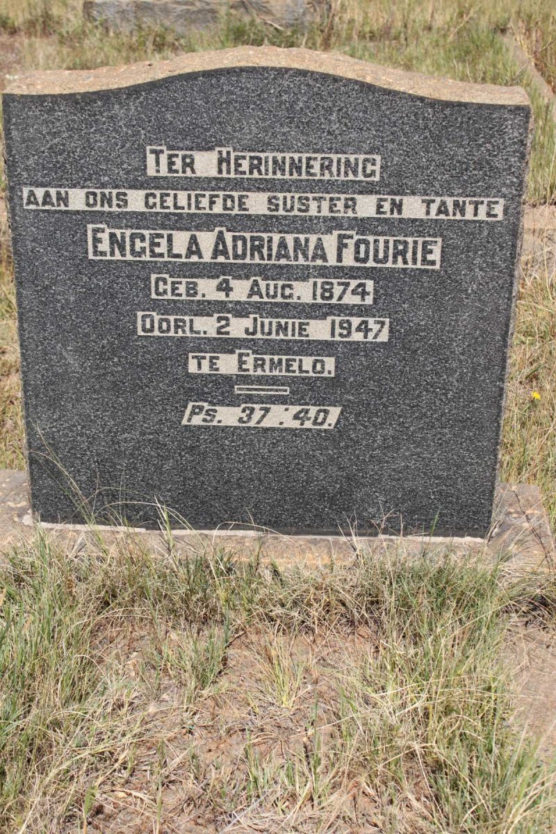 FOURIE Engela Adriana 1874-1947
