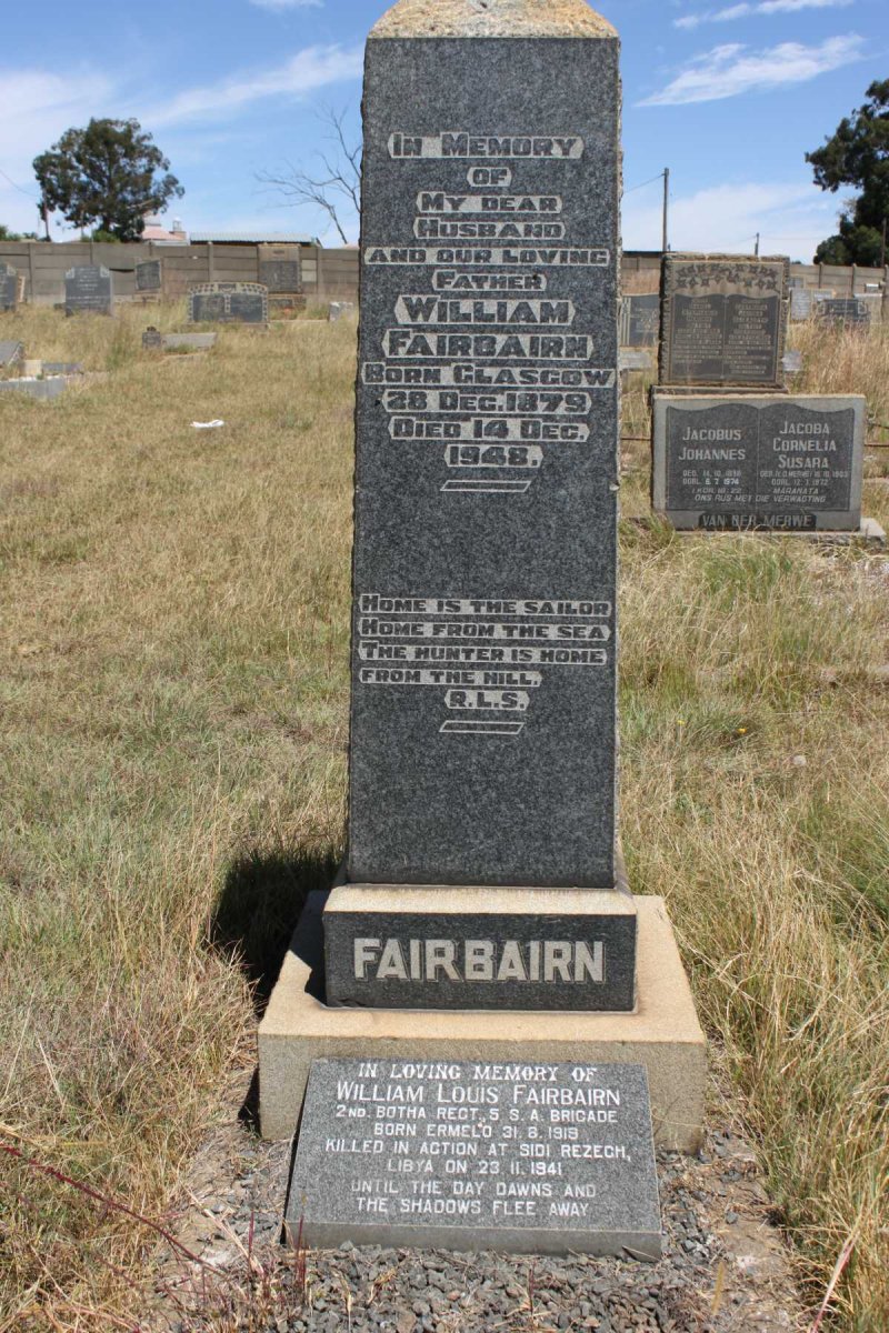 FAIRBAIRN William 1879-1948