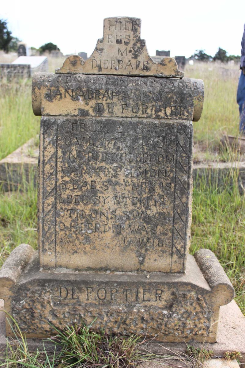 FORTIER Jan Abraham, de 18??-192?