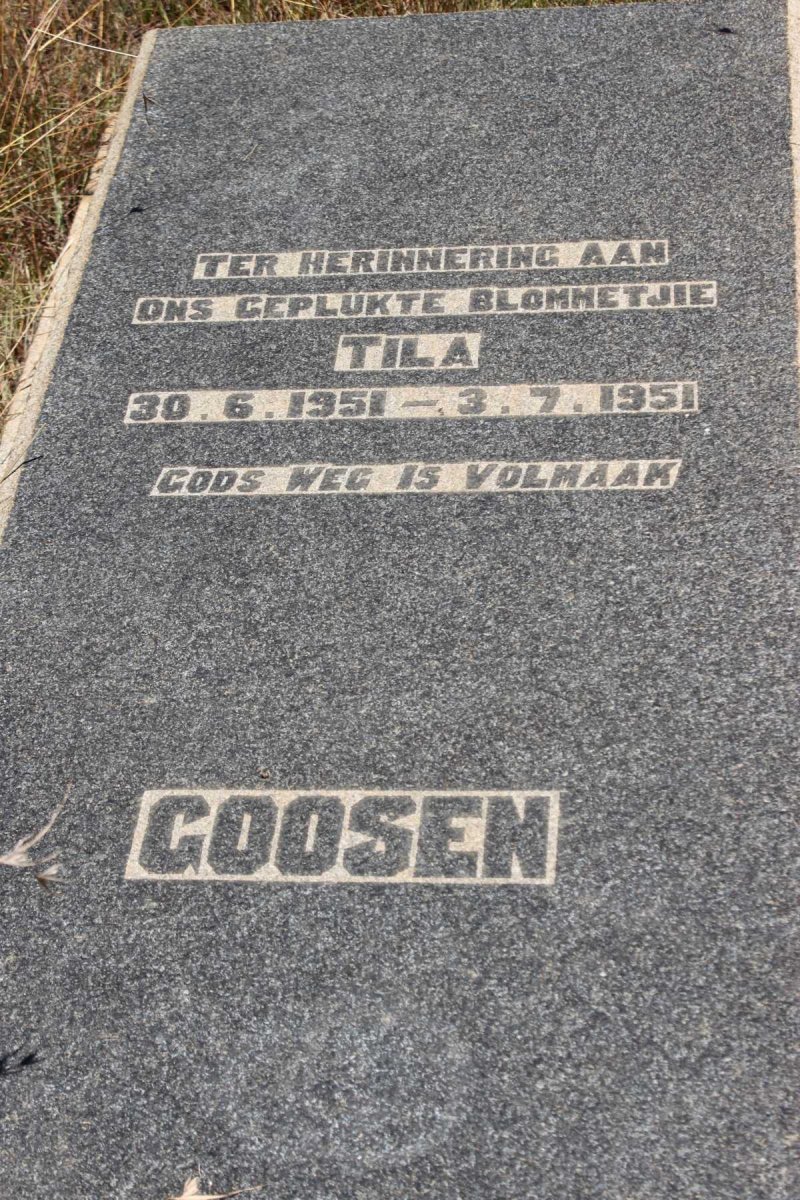 GOOSEN Tila 1951-1951