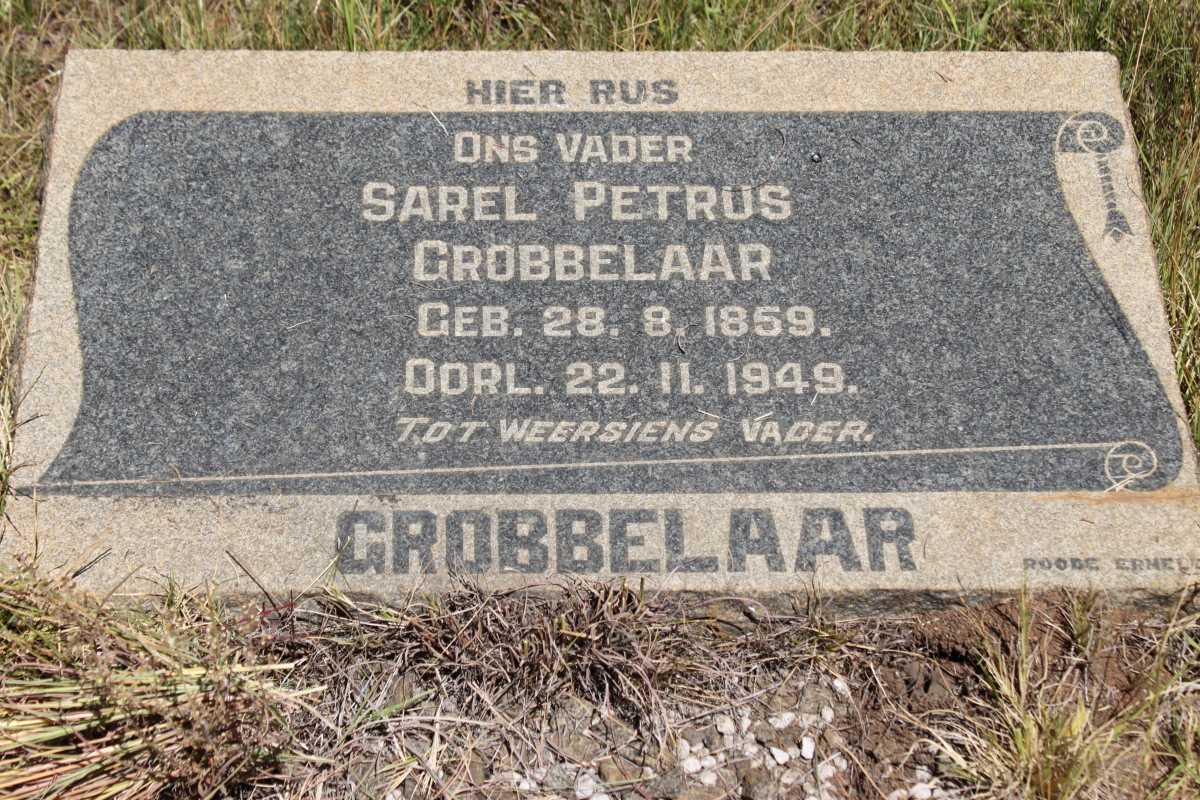 GROBBELAAR Sarel Petrus 1859-1949
