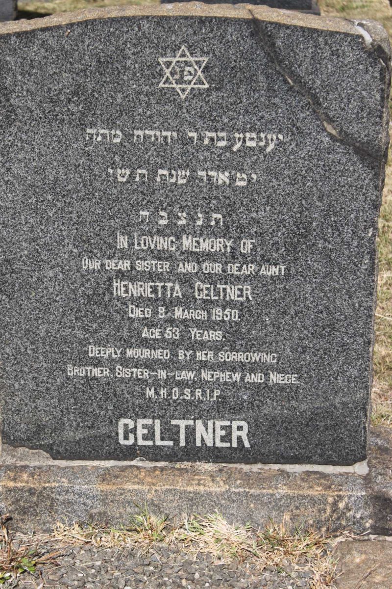 GELTNER Henritta  -1950